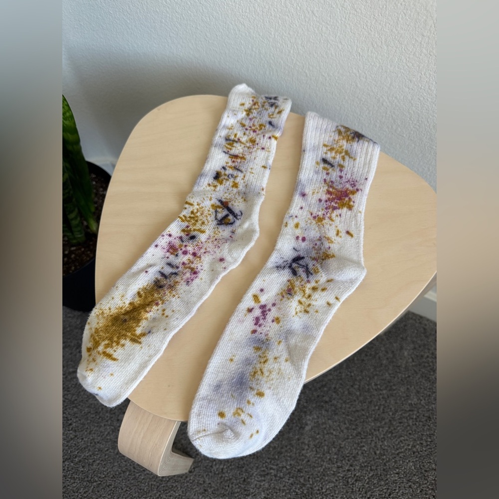 Artsy Painted Multicolor Socks